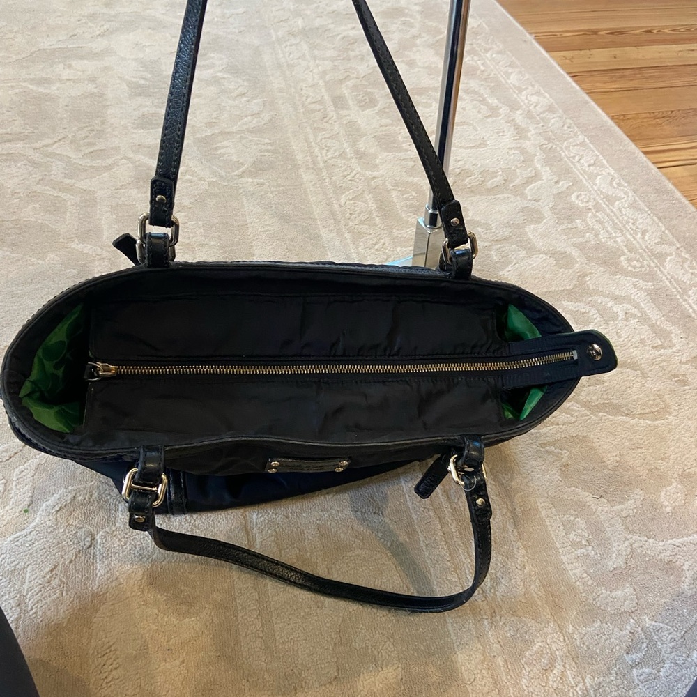 Kate Spade Black Nylon / green lining Tote - Picture 3 of 7